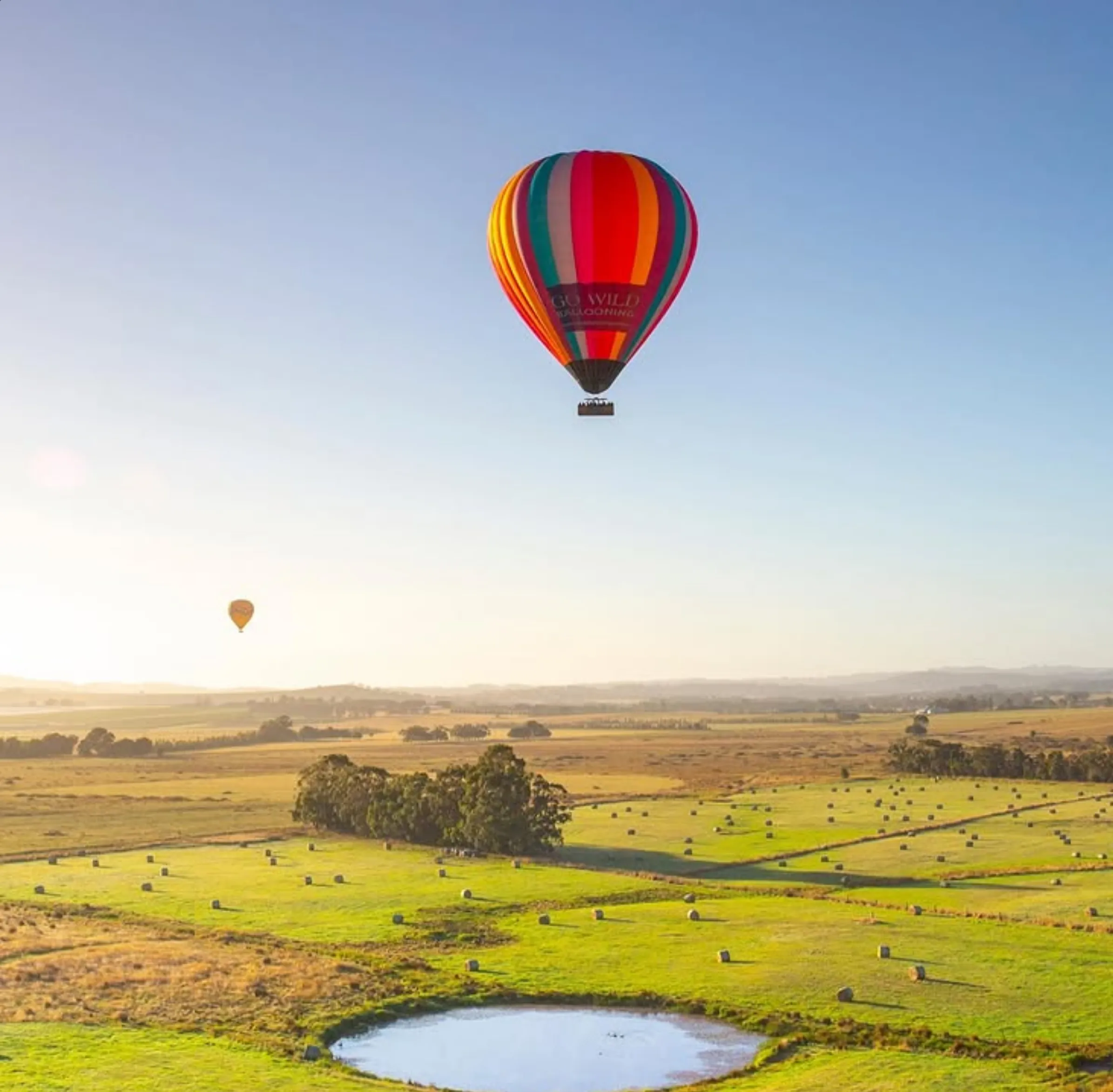 Yarra Valley balloon and winery day