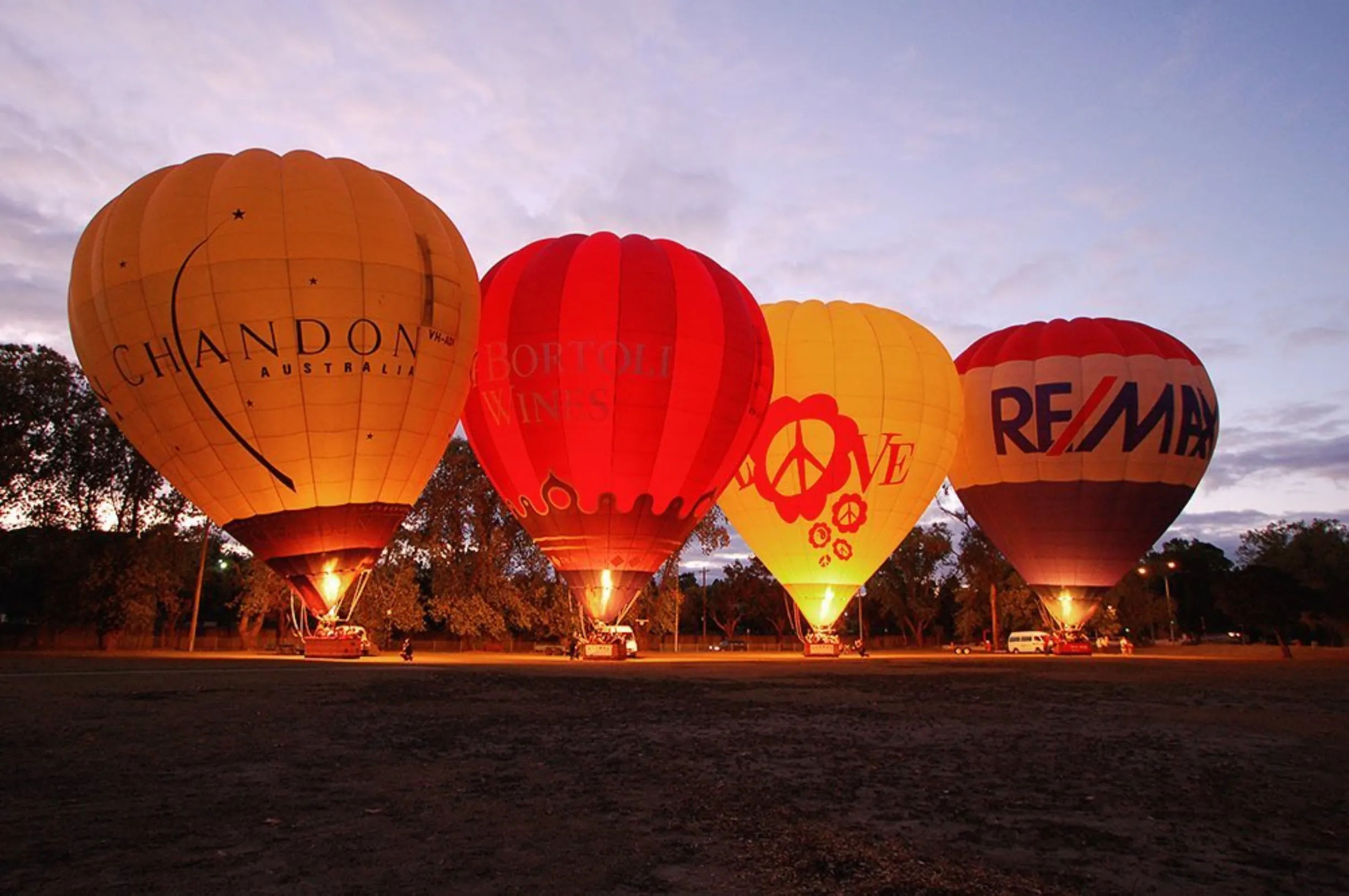 balloon ride then wine tasting Yarra Valley